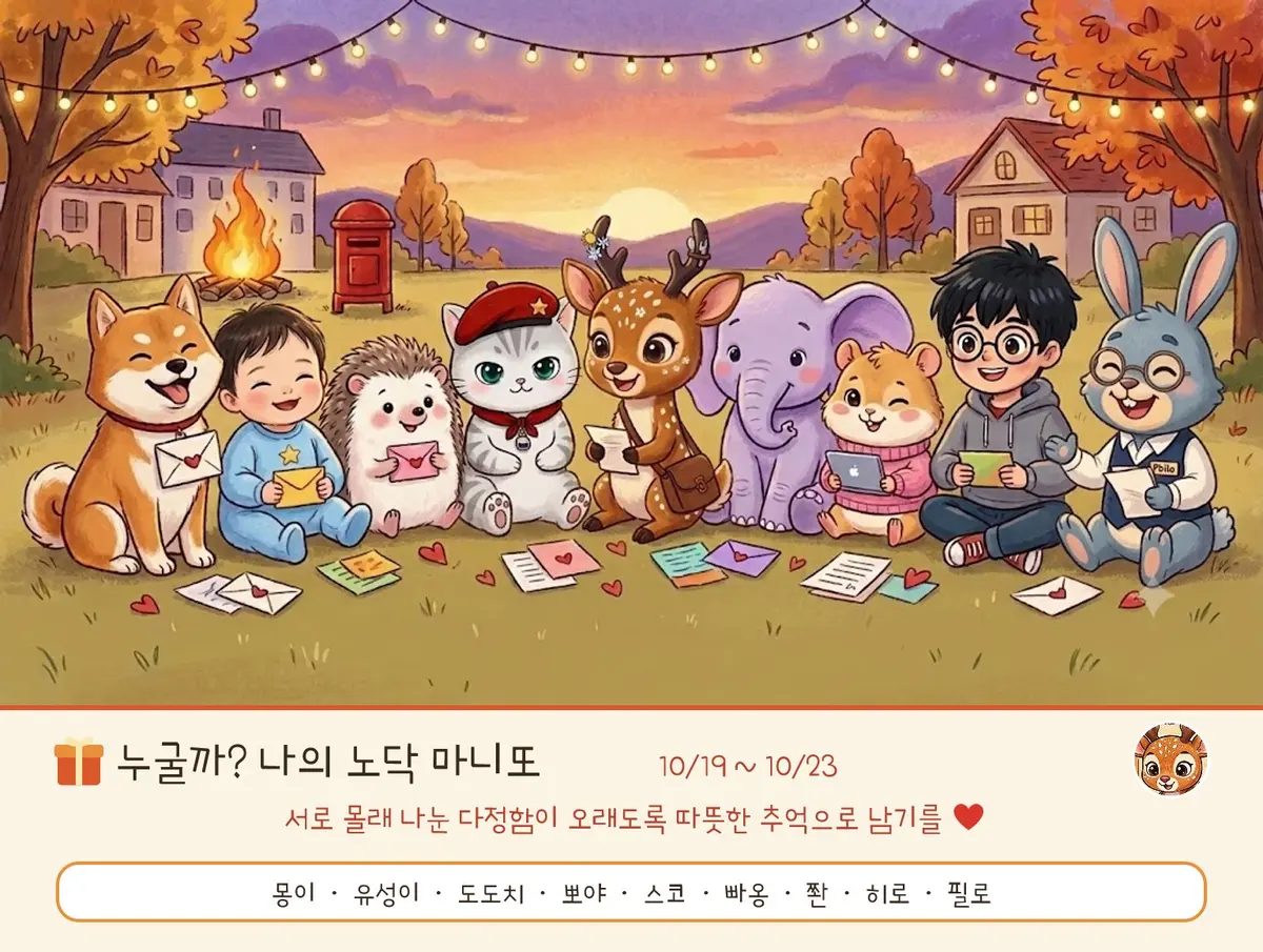 함께한 9집 — 몽이 · 유성이 · 도도치 · 뽀야 · 스코 · 빠옹 · 쫜 · 히로 · 필로