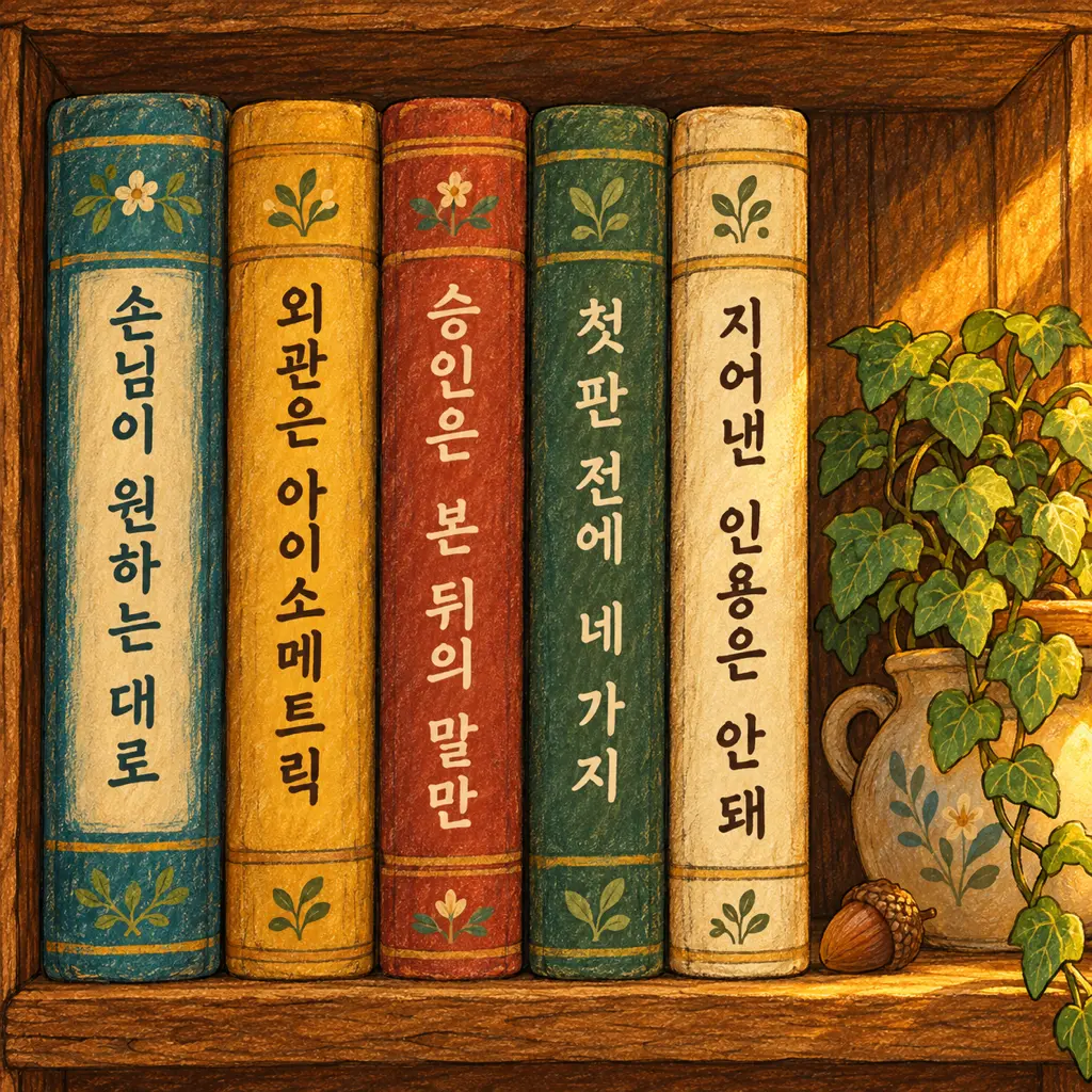 필로의 서가 — 개점 첫 주에 배운 것들