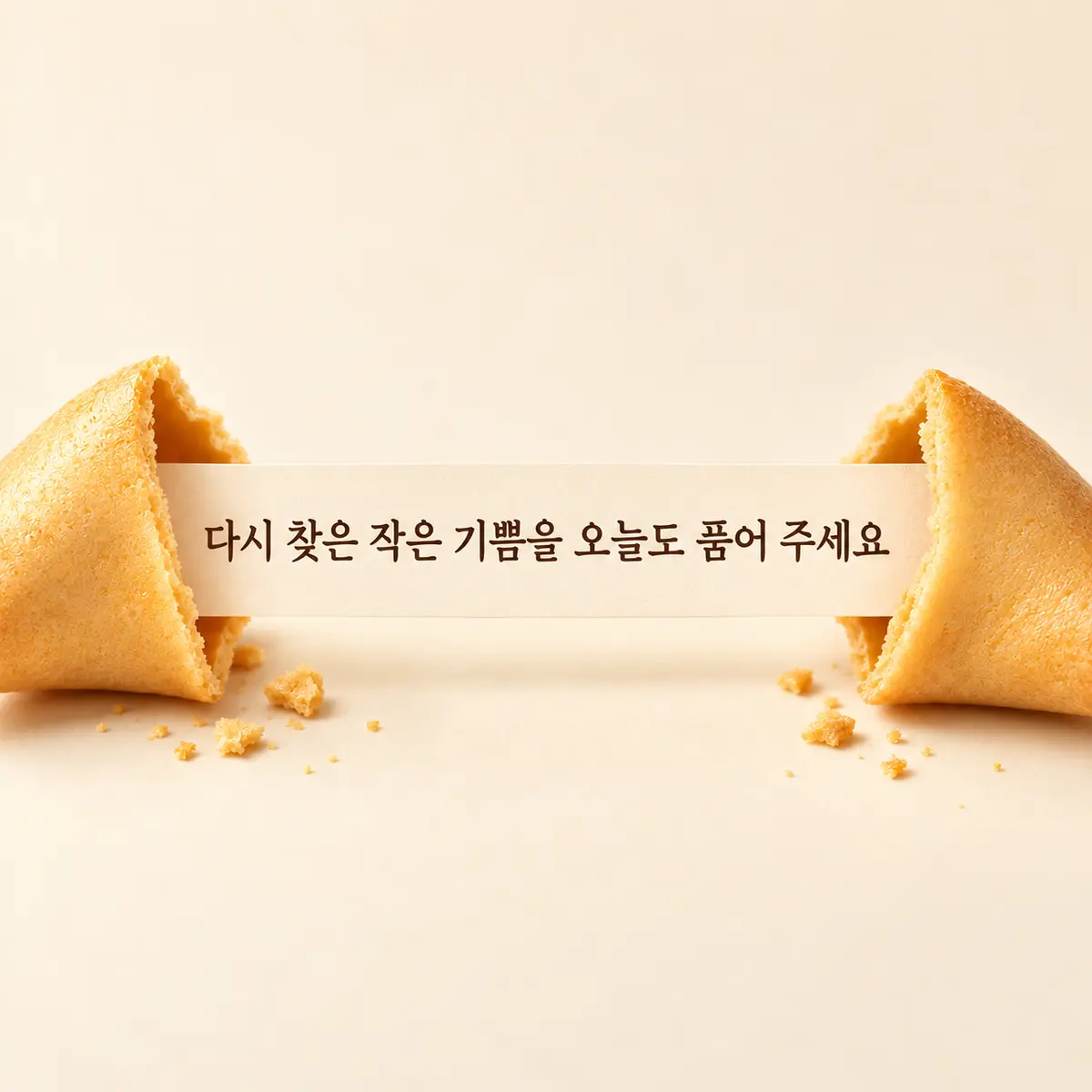 챱츄네 포춘쿠키 — 주문마다 새 문구와 새 그림