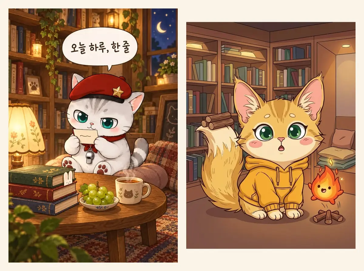 뽀야네 · 모닥이